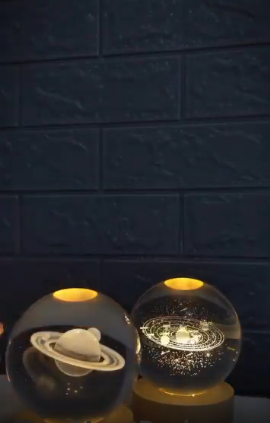 3D Crystal Lamp Ball(Assorted Design)